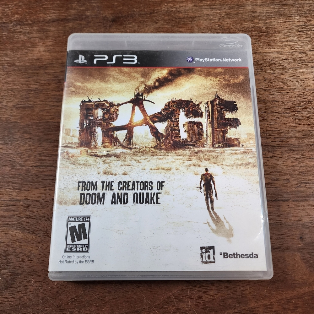 Sony Playstation 3 Rage PS3 Game CIB